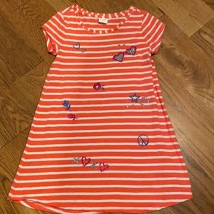 Gymboree Orange Striped Summer Dress